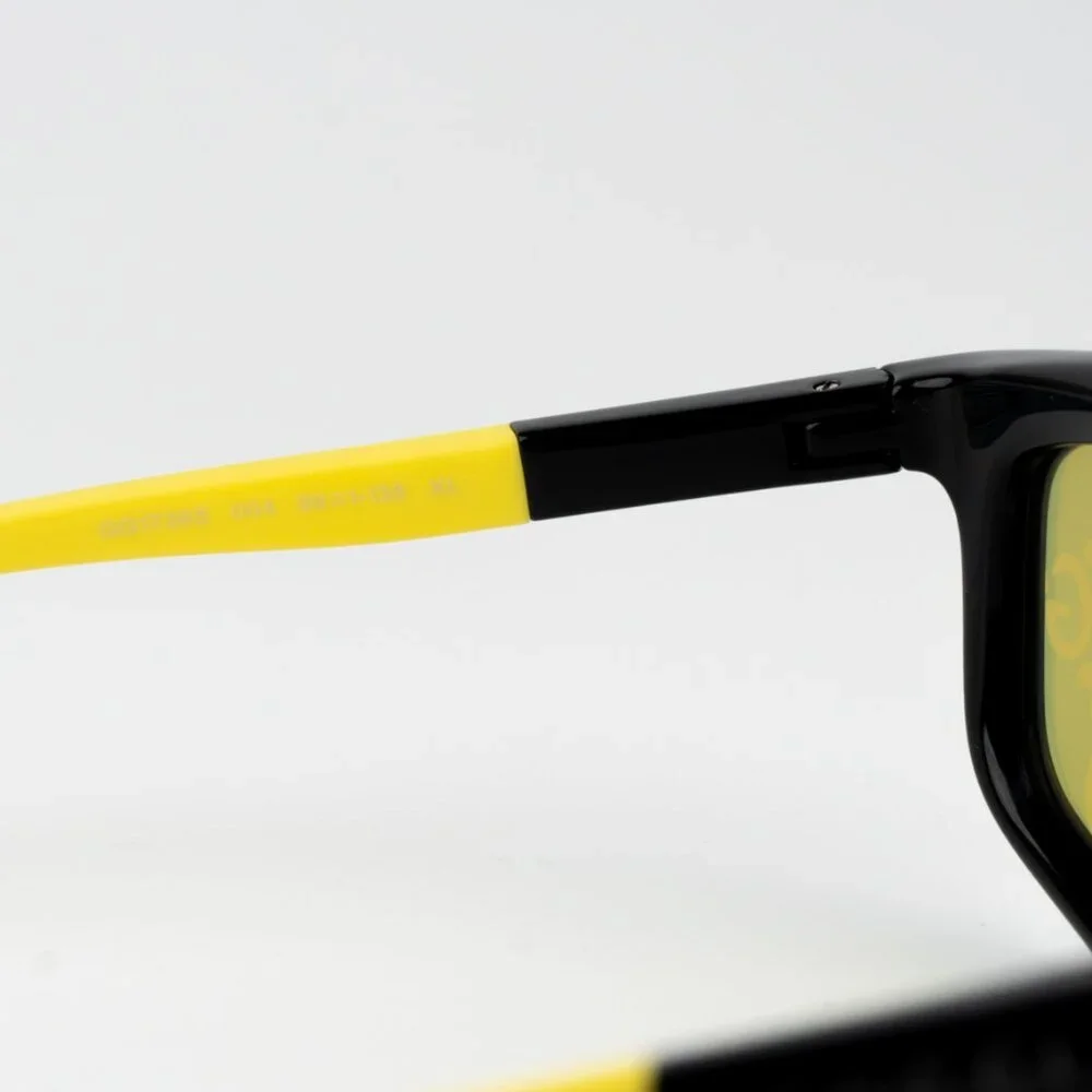 Gucci GG1736S 004 BRAND NEW Sunglasses Black Yellow Mirror Logo Unisex